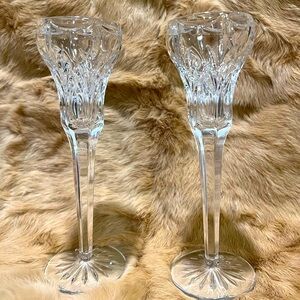 PAIR Waterford Marquis 8.5” candlesticks Canterbury